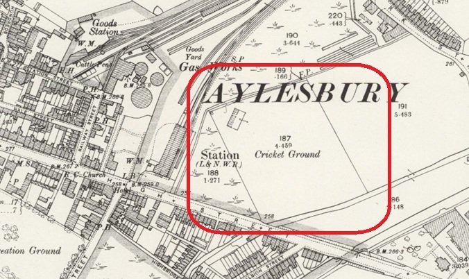 Aylesbury - Vale Ground : Map credit National Library of Scotland